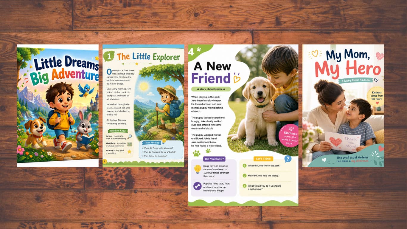 KIDexpand personalized children’s books preview